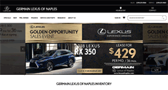 Desktop Screenshot of lexusofnaples.com